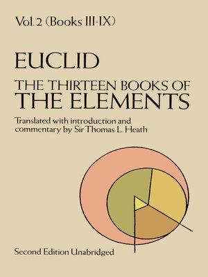 cover image of The Thirteen Books of the Elements, Vol. 2